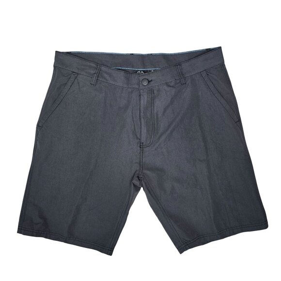 burnside Other - Burnside Mens 38 Gray Casual Shorts Cotton Blend